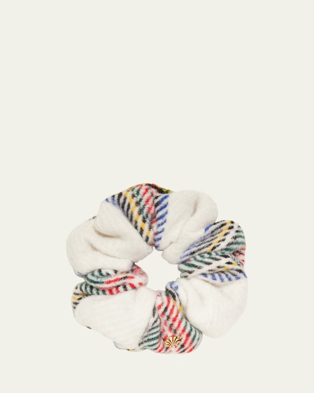 Oversized Flannel Scrunchie